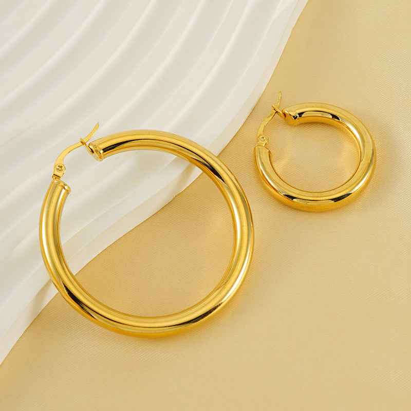 Elevate Your Style with our Minimalist Gold Plated Earrings