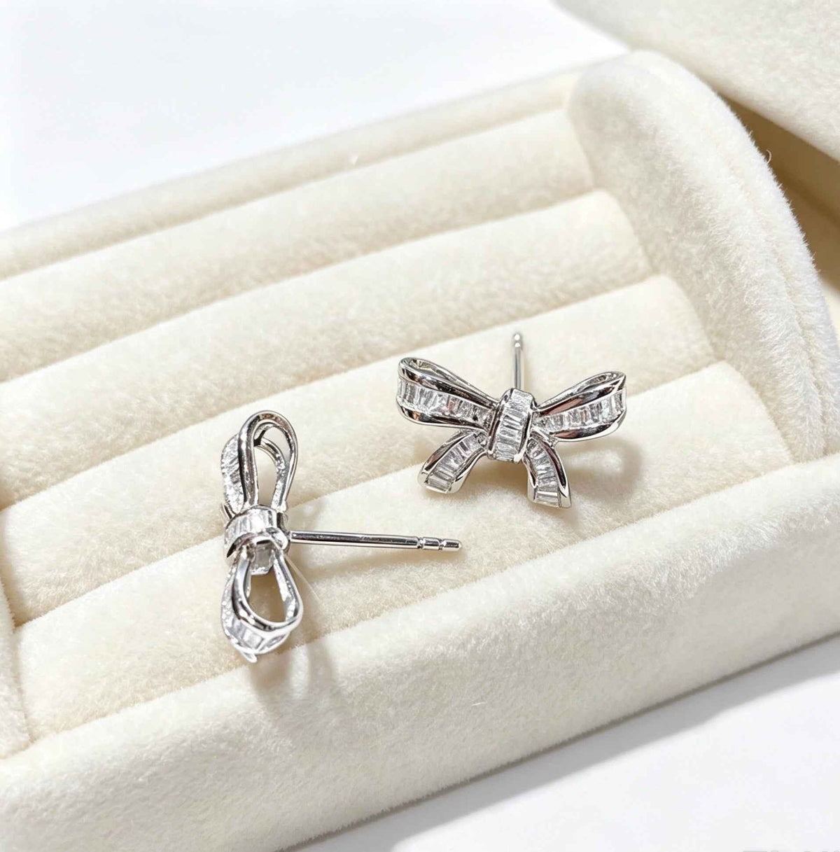 Elevate Your Style with the Bow-Knot Zircon Jewelry Set: Ring, Necklace & Stud Earrings