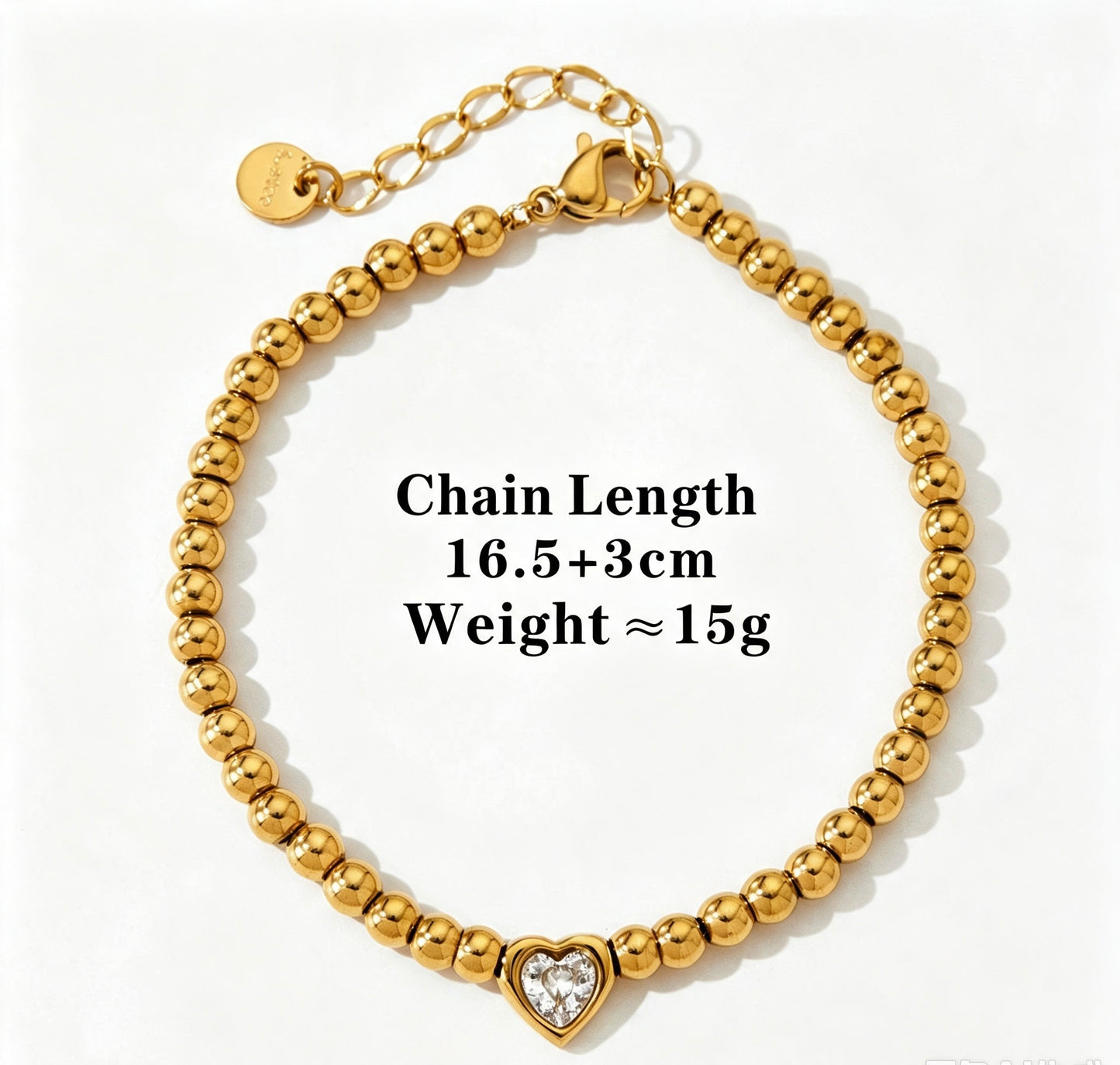 Gold Plated Stainless Steel Chain Bracelet | 3 Styles – Elegant & Versatile