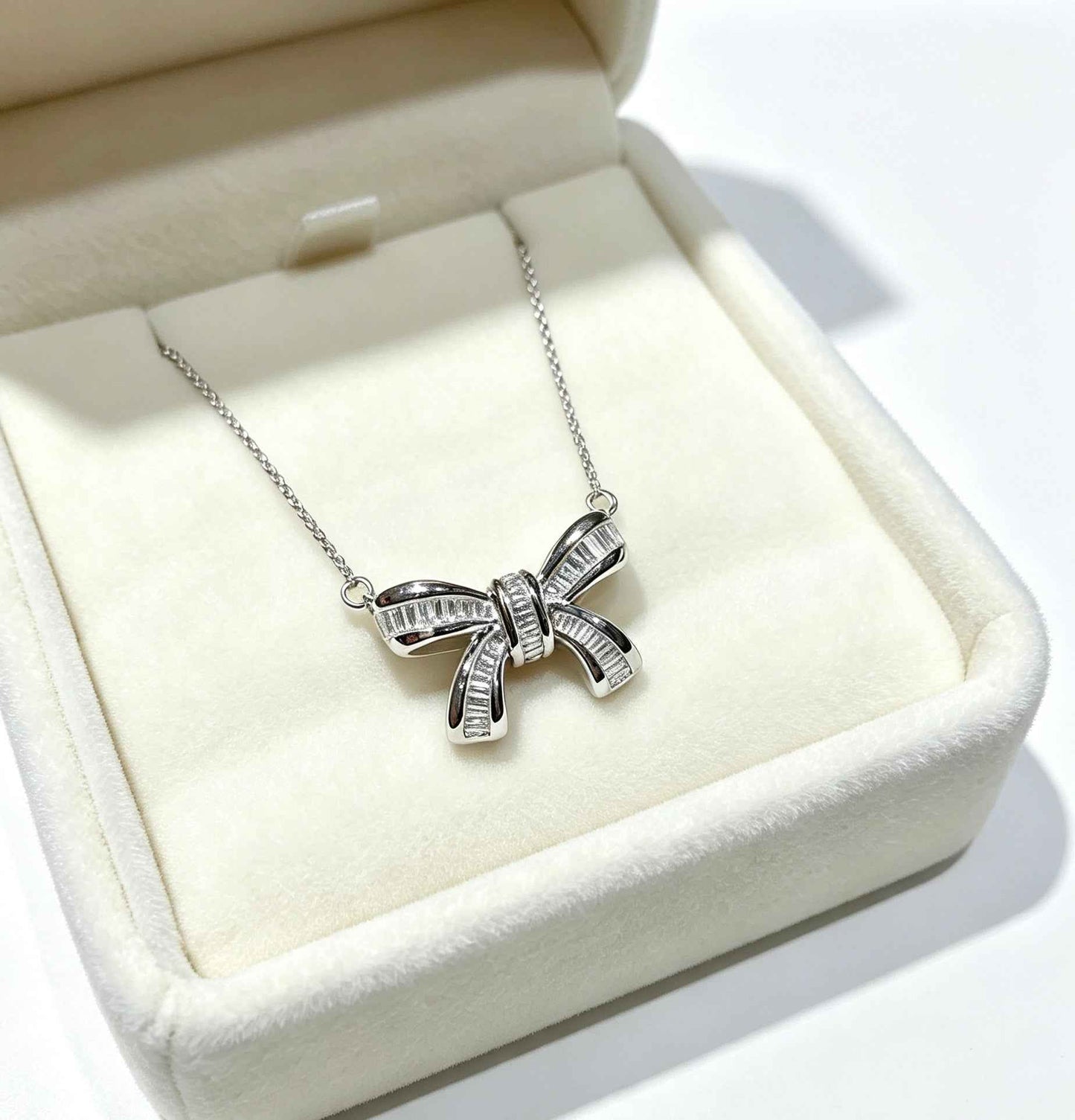 Elevate Your Style with the Bow-Knot Zircon Jewelry Set: Ring, Necklace & Stud Earrings