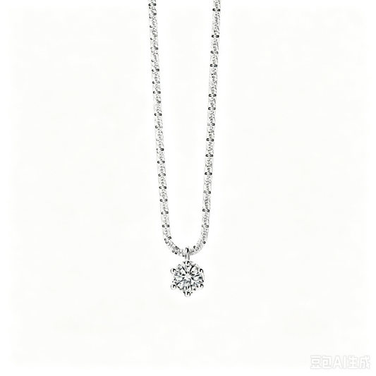 S925 Sterling Silver Moissanite “Starry Sky” Necklace