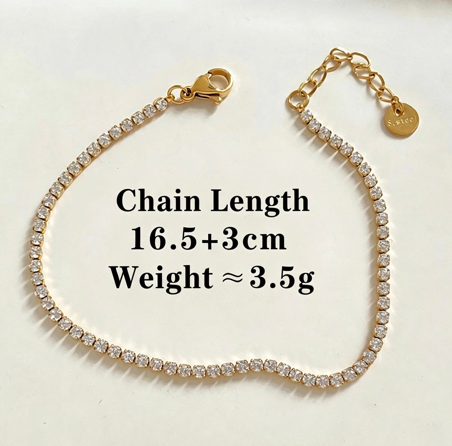 Gold Plated Stainless Steel Chain Bracelet | 3 Styles – Elegant & Versatile