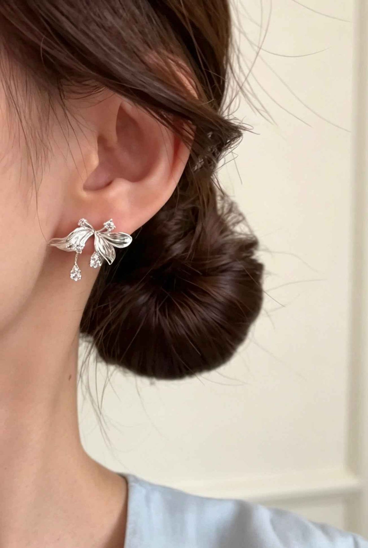 Elevate Your Everyday Look with Elegant Flower Diamond Stud Earrings