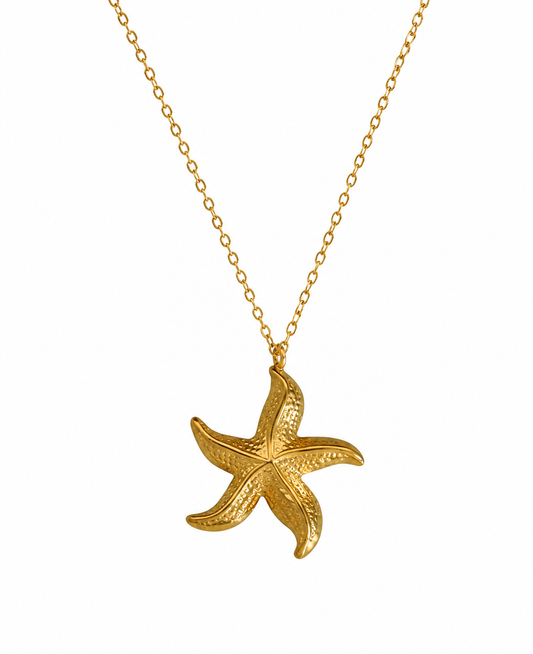 Romantic Sea Princess Pearl Gold Plated Pendant Necklace